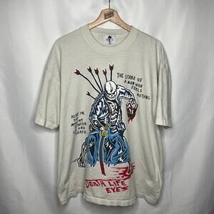 Warren Lotas WL Hammer Death Life Eyes Samurai Tee XL